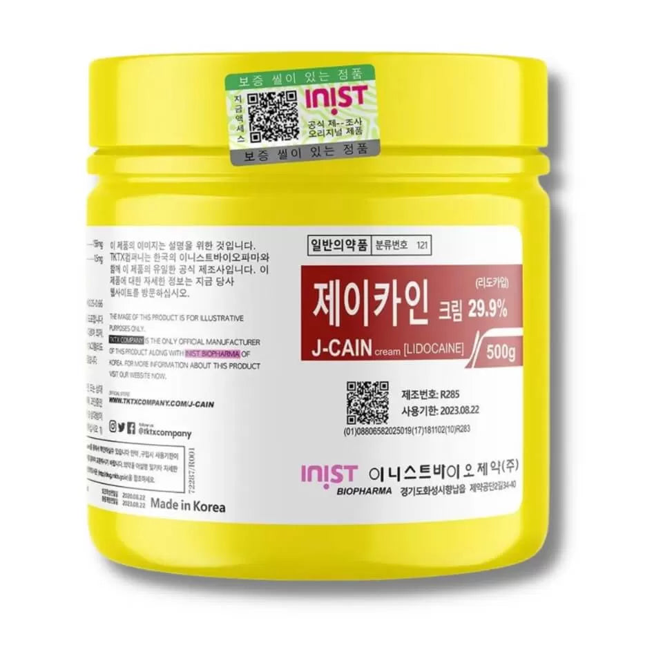 J-Cain 29.9% Numbing Cream500g