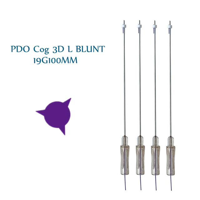 Perfectline PDO Thread 3D Cog w/L blunt needle19G100MM(20pcs per pack)