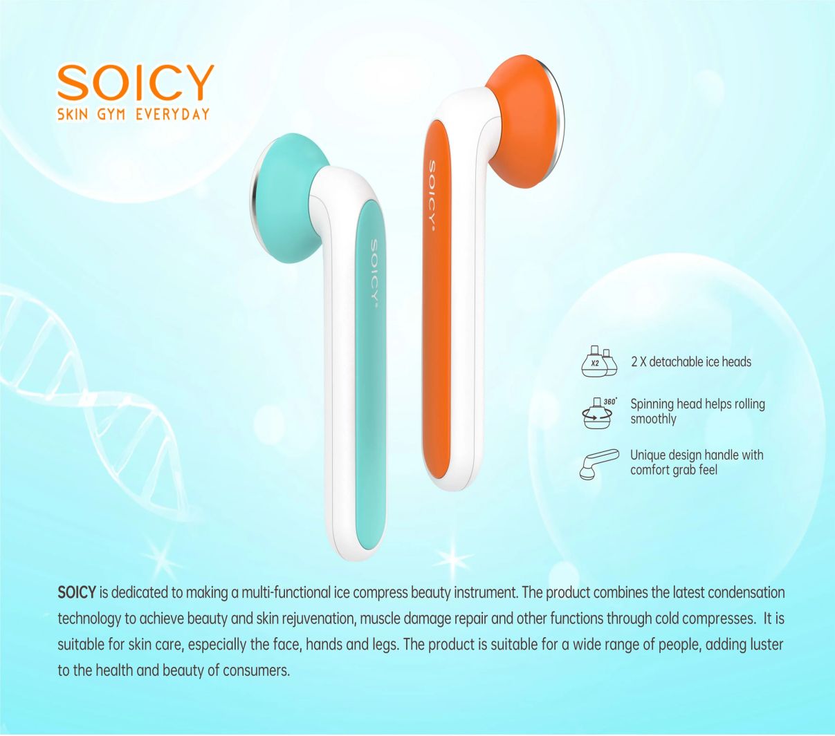 Ice roller Soicy S40(Yellow)