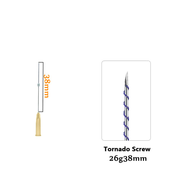 Perfectline PDO Thread TornadoScrew26G38MM(20pcs per pack)