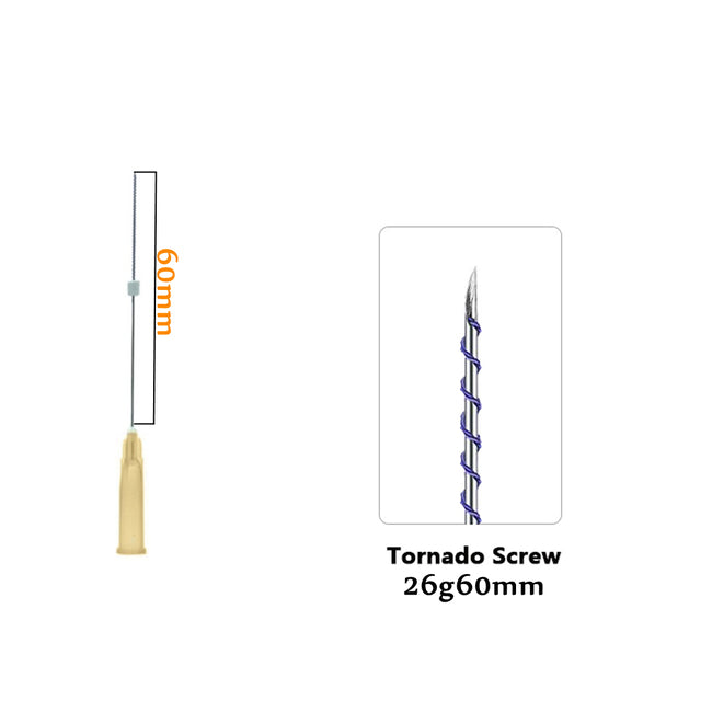 Perfectline PDO Thread TornadoScrew26G60MM(20pcs per pack)