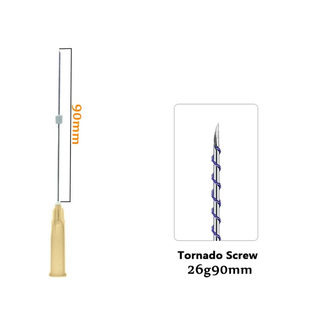 Perfectline PDO Thread TornadoScrew26G90MM(20pcs per pack)