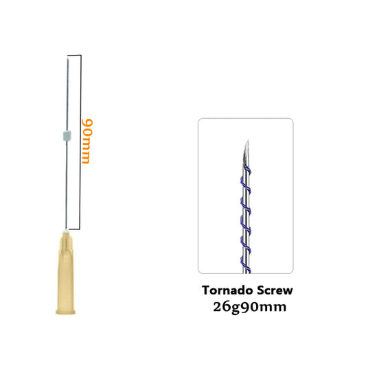 Perfectline PDO Thread TornadoScrew26G90MM(20pcs per pack)