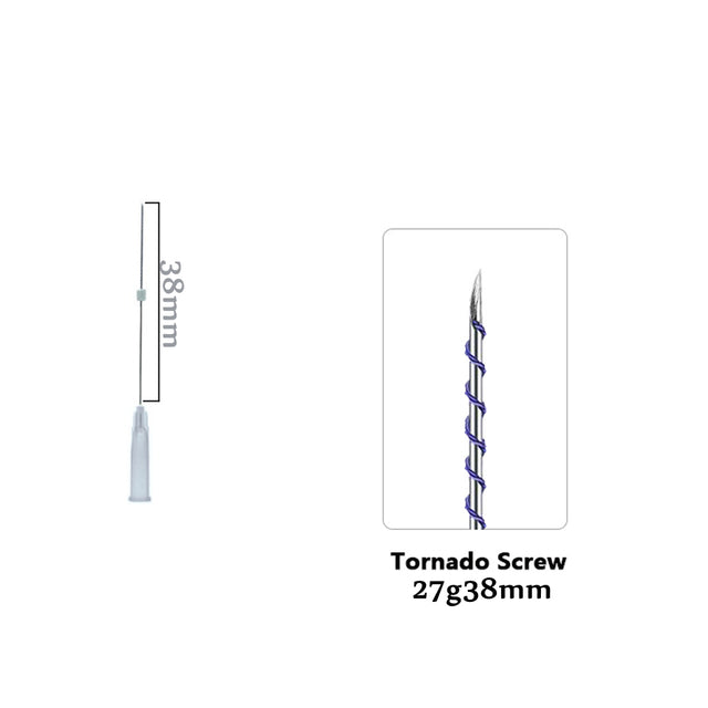 Perfectline PDO Thread TornadoScrew27G38MM(20pcs per pack)